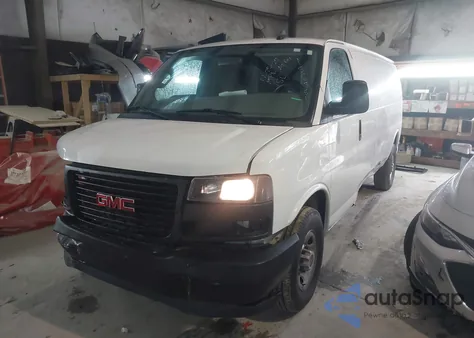2022 GMC Savana Cargo Rwd 2500 Extended Wheelbase Work Van z USA, uszkodzony, nr VIN 1GTW7BF70N1188381